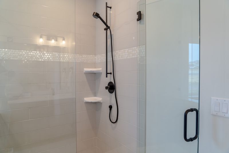 Elegant Shower with Glass Door